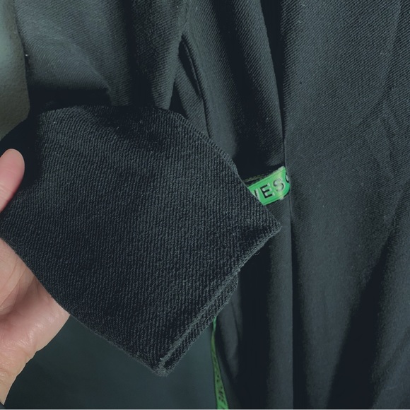 ZARA Trafaluc Black Dress with slogan strap Awesome Hit size Small - Picture 3 of 5